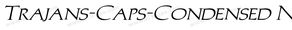 Trajans-Caps-Condensed Normal字体转换